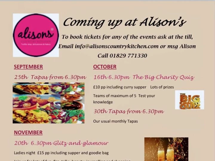 Alisons Autumn Events