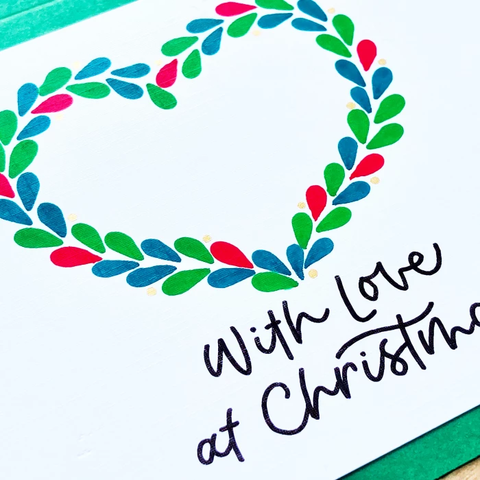 With Love at Christmas   Greeting Card
