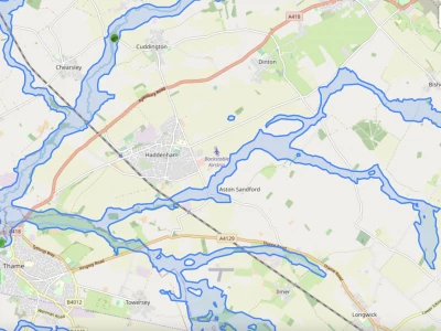 Flood Risk Local to Haddenham
