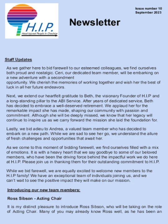 HIP Newsletter 10