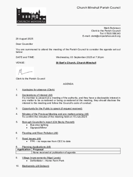 2025-09-03 PC Agenda