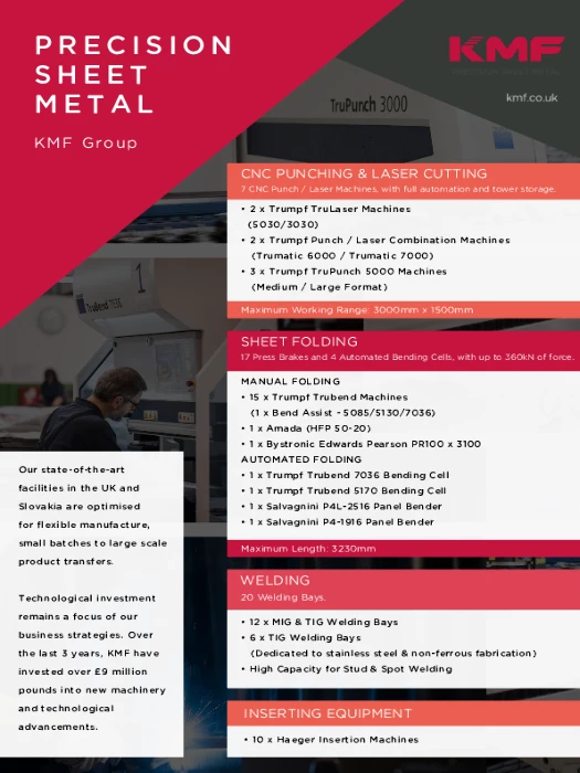 UK Precision Sheet Metal Plant List