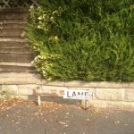 Platts Lane sign