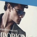 armani sunglasses billboard