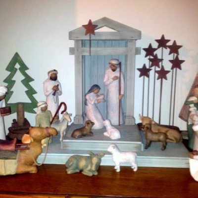 Willow tree nativity