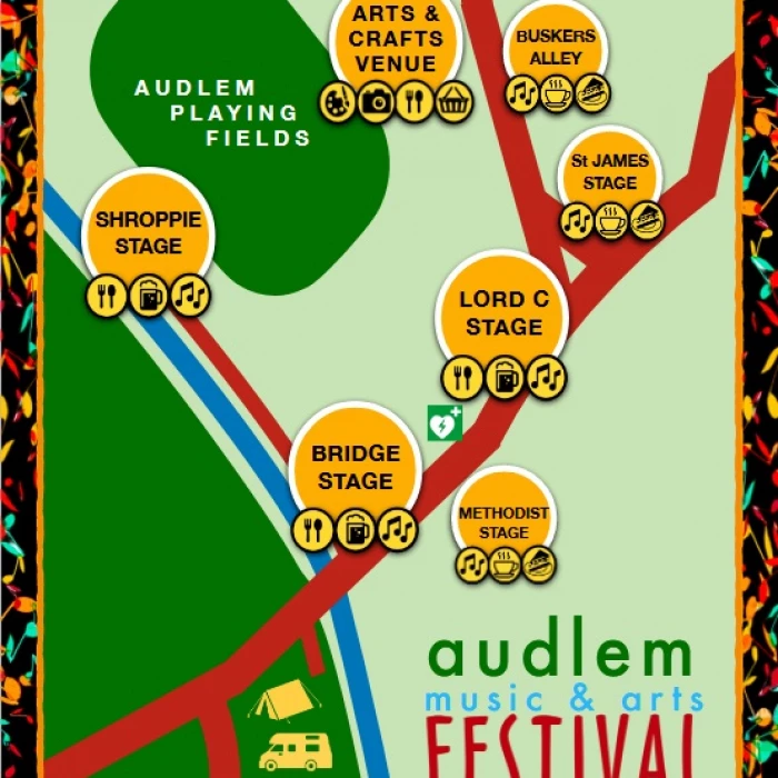 Audlem 2024 Festival Map