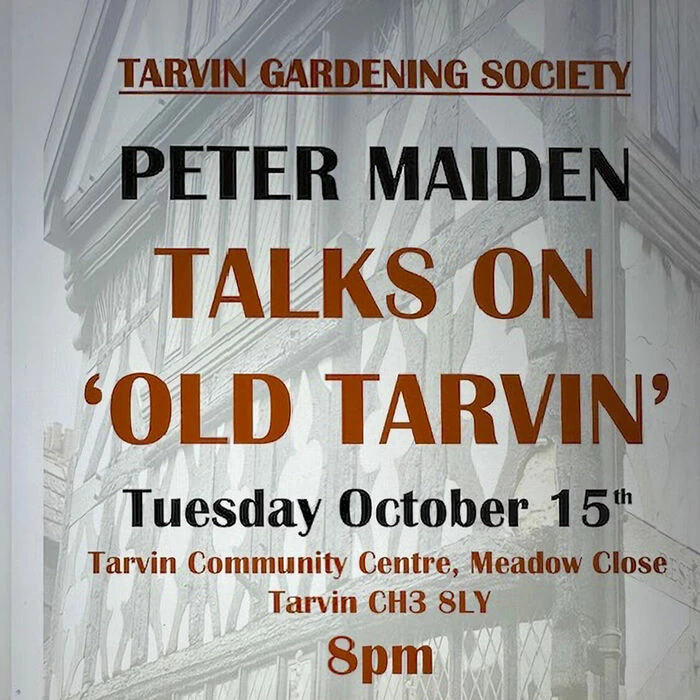 Tarvin Gardening Society meeting 15 Oct 2024