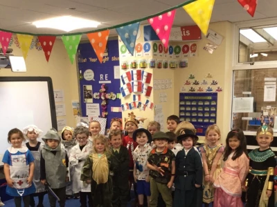 Amethyst Class dressed up for World Book Day
