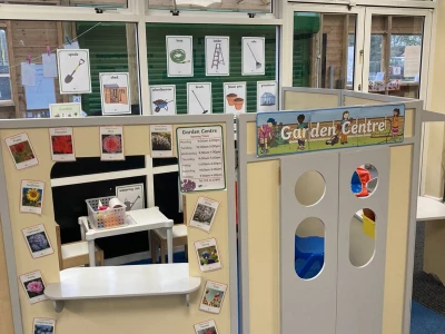 Garden Centre in the Amethyst classroom