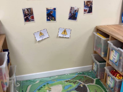 Play area in Amethyst classroom