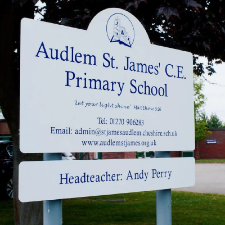 Sign St James School