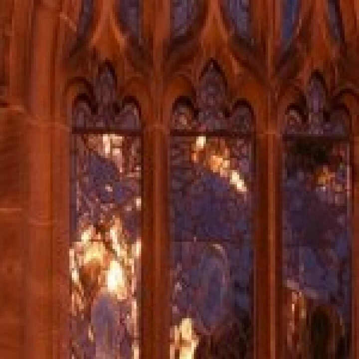 Tarvin church window long