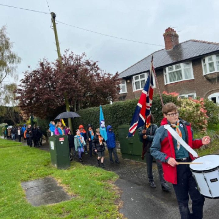 Tarvin Scouts St Georges Day Parade May 2023 Img 20230423 wa0011