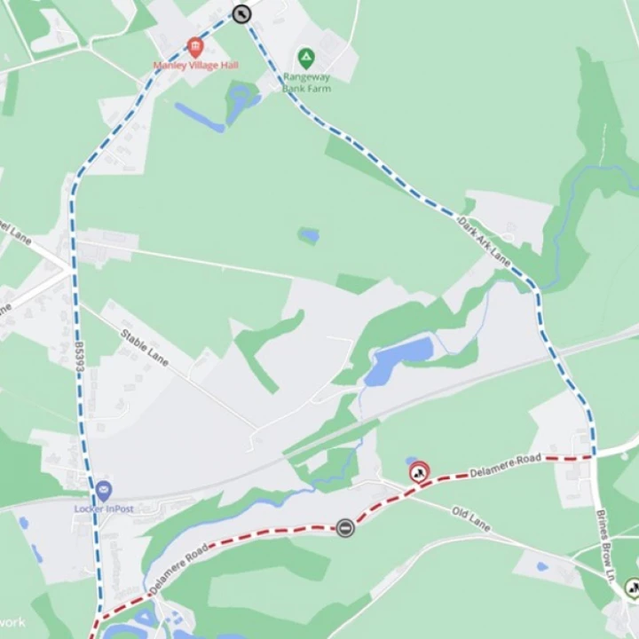 Road Closure – Delamere Road – 20231012