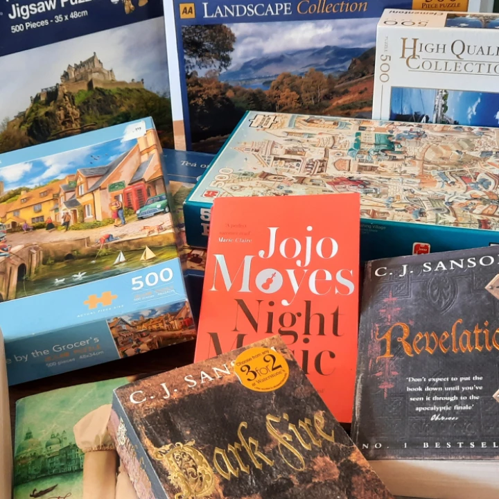 TMC Jigsaw and book sale