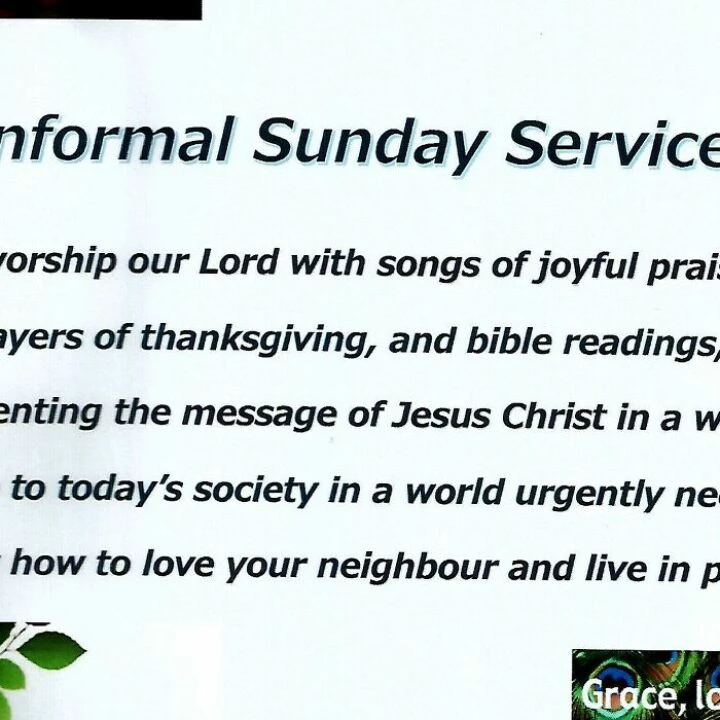 Informal Sunday Services