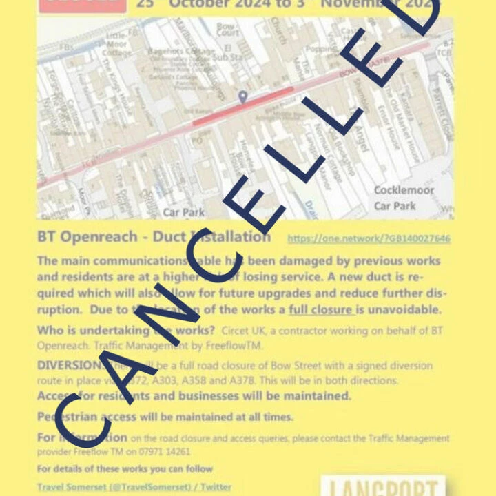 Bow Street, cancelled closure