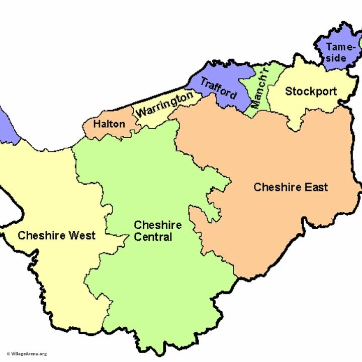 cheshire map