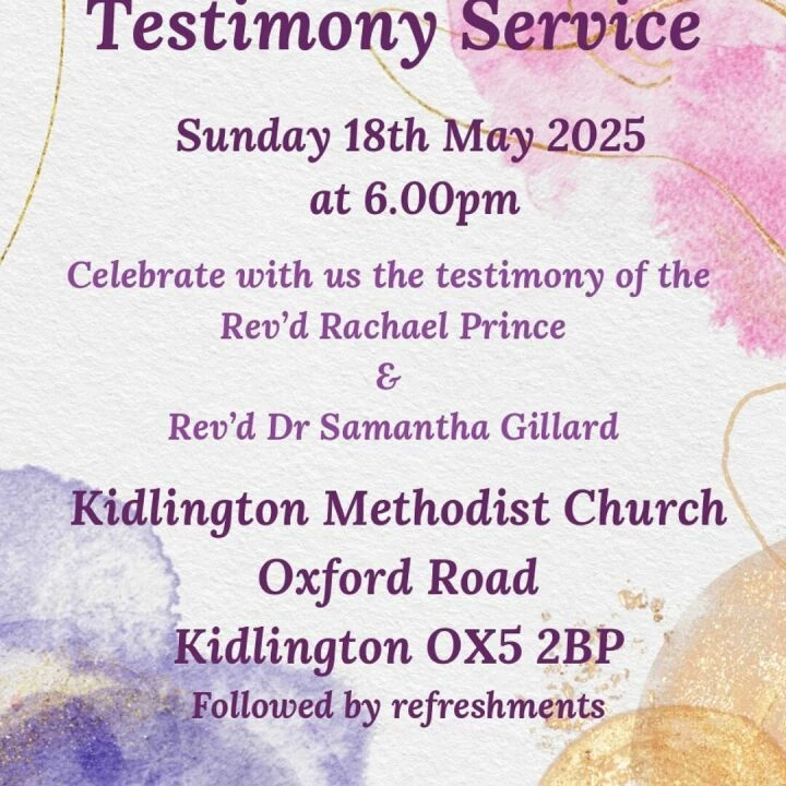 District Ordinands Testimony Service 2025