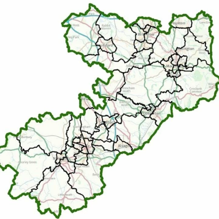 Chsire East Map