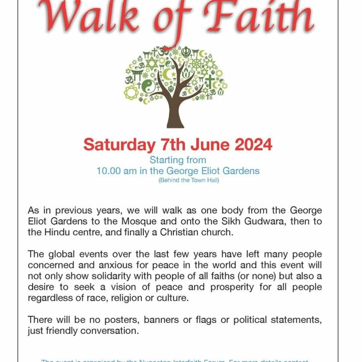 Walk of Faith A4 Poster Final