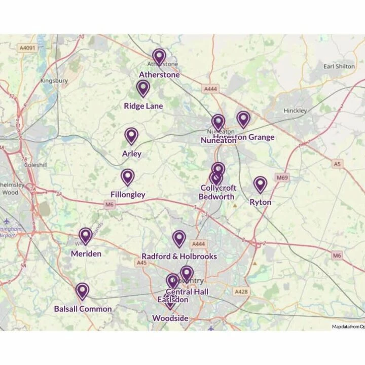 Growth Planning Postcard map