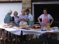 refreshments at Dodworth Garden Party