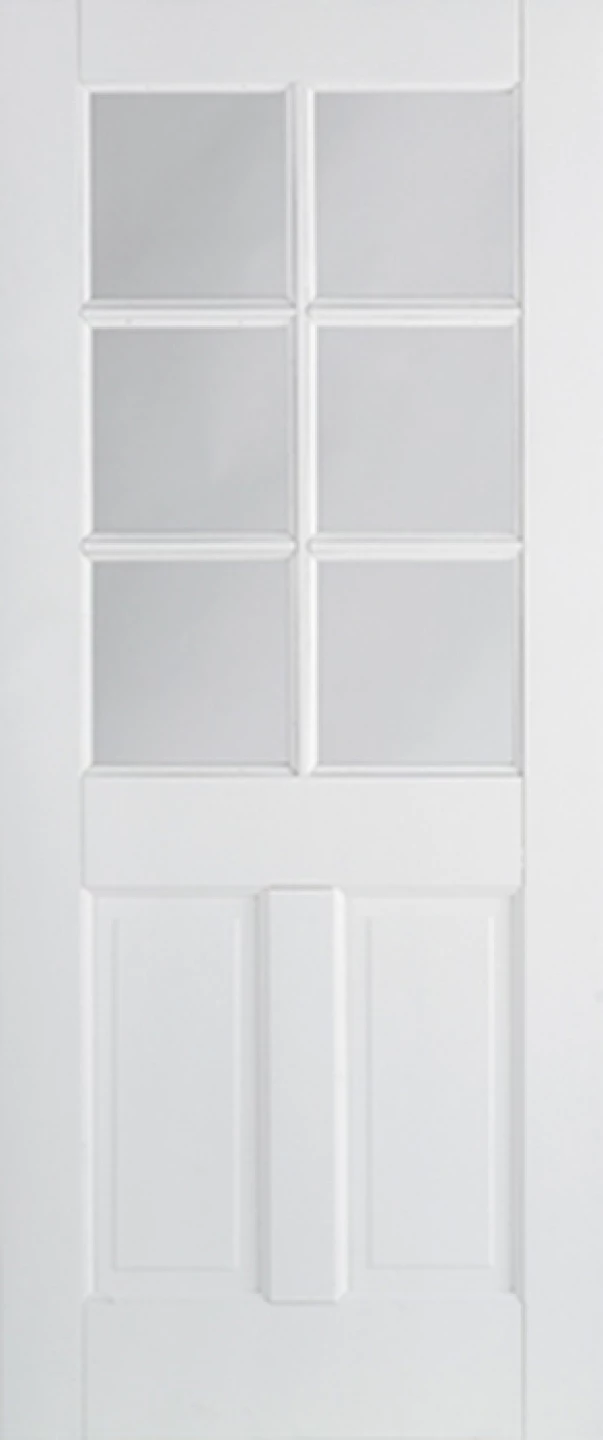 White Canterbury 2P Glazed 6L
