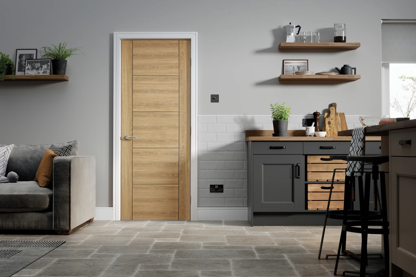Oak Laminated Vancouver 5P 2