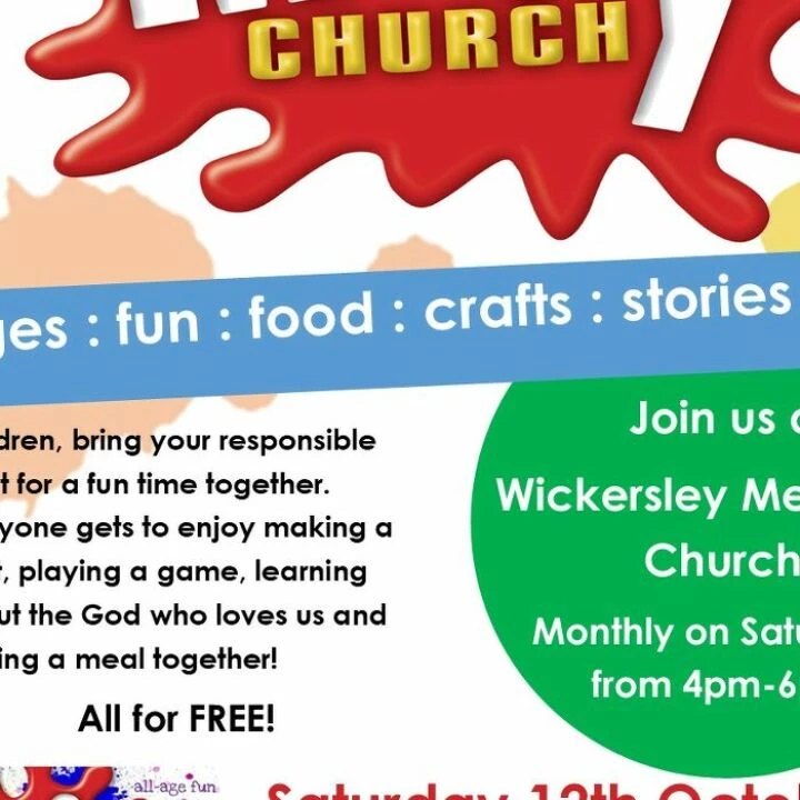 Messy Church Poster Wickersley