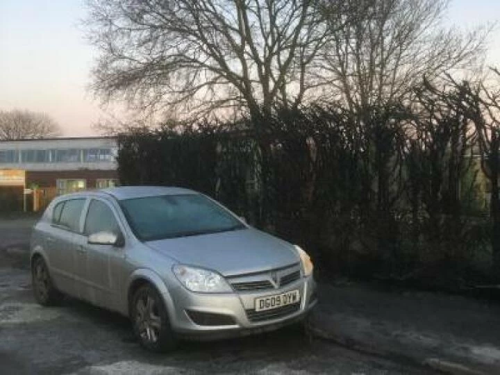 TCC Fire Damaged Car