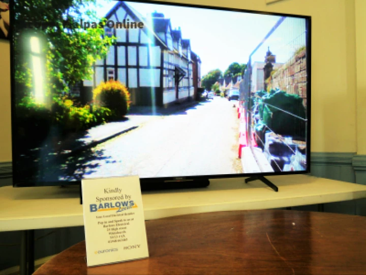 Large Scren TV loaned by Barlows 2