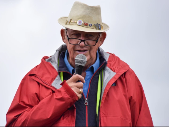 Bill Consterdine Provides Commentary During The Parade
