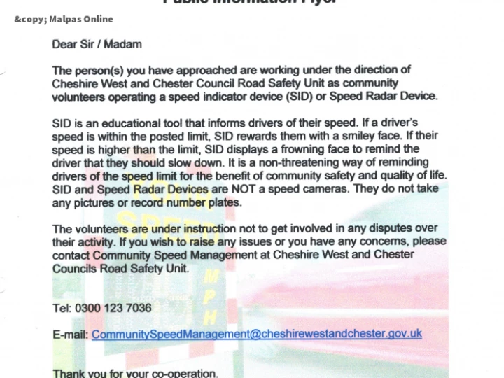 Public Information Leaflet