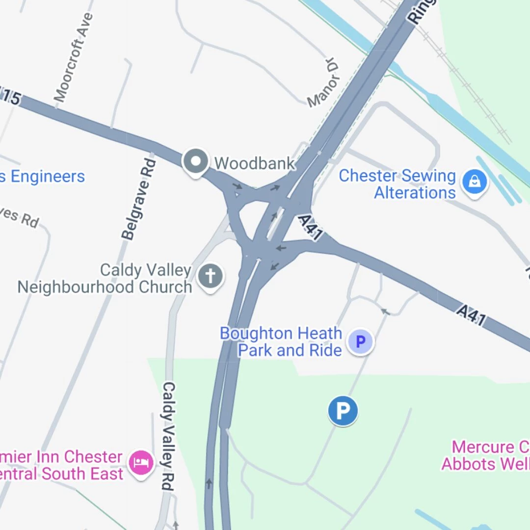 boughton park and ride location