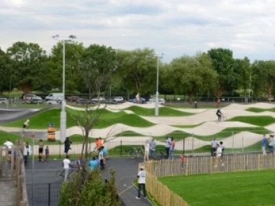 burgess park national track overview