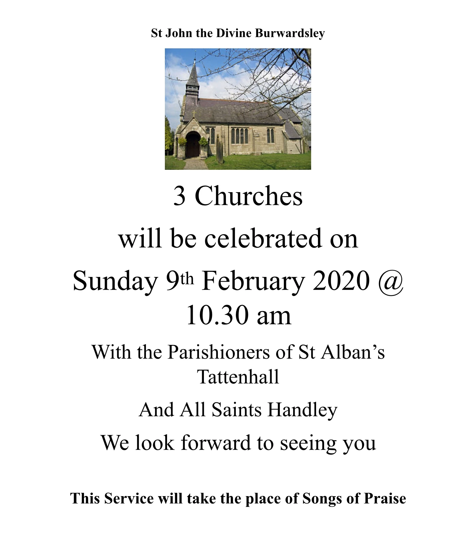 burwardsley service