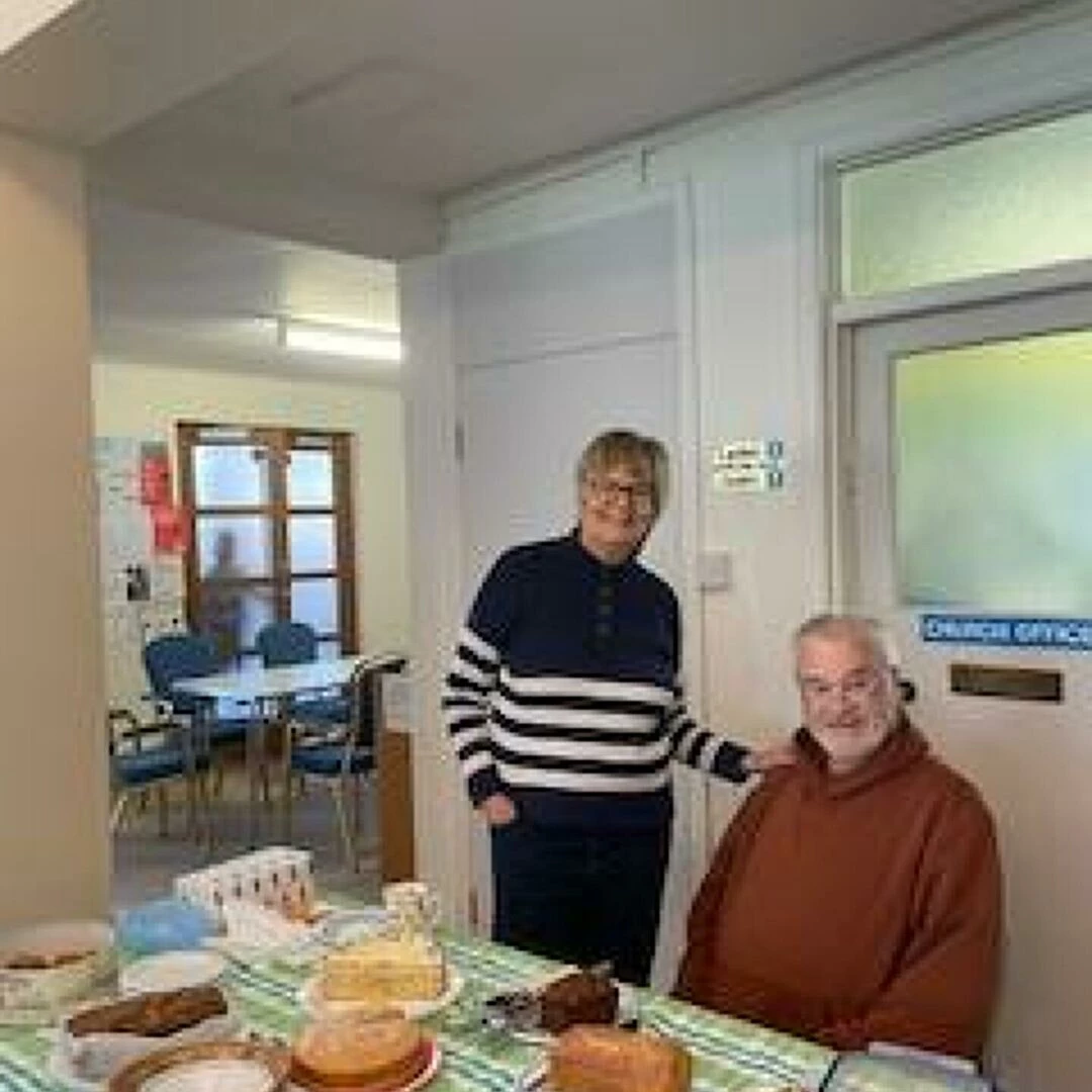 cakes at merrow community garden coffee morning