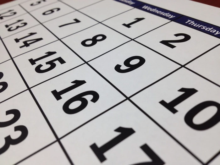 calendar date time