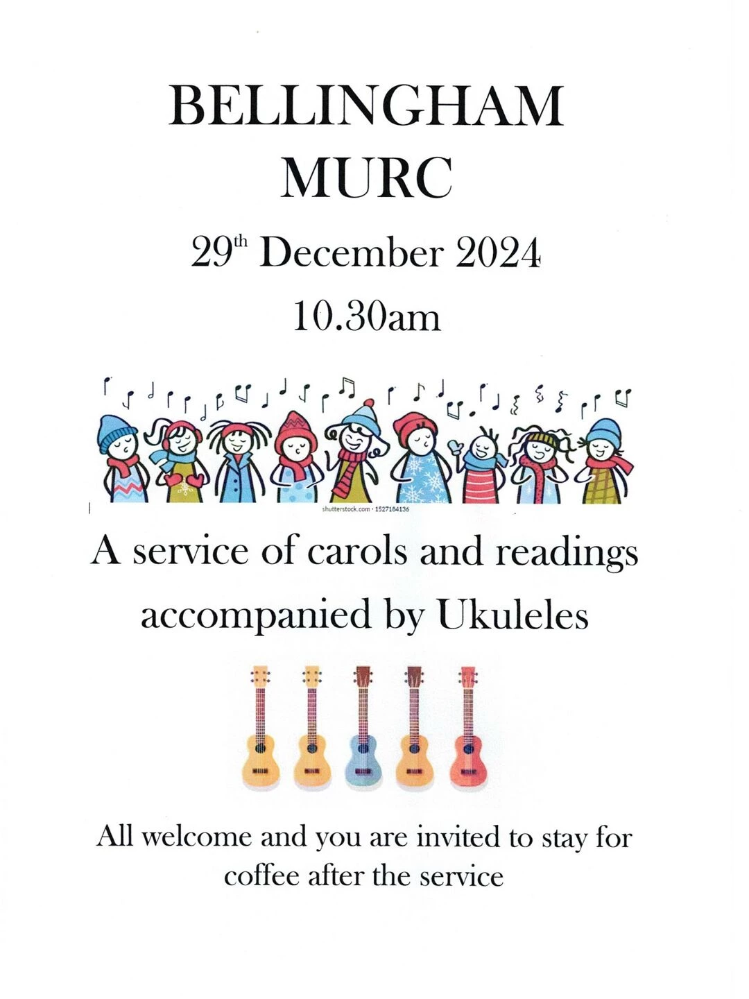 carols amp readings accompanied by ukuleles