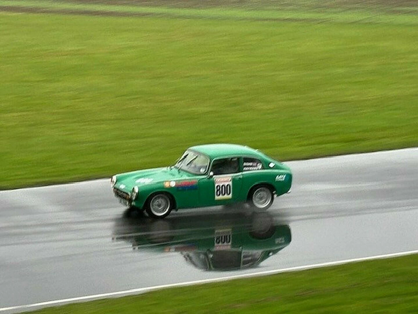 castle combe racer in the wet
