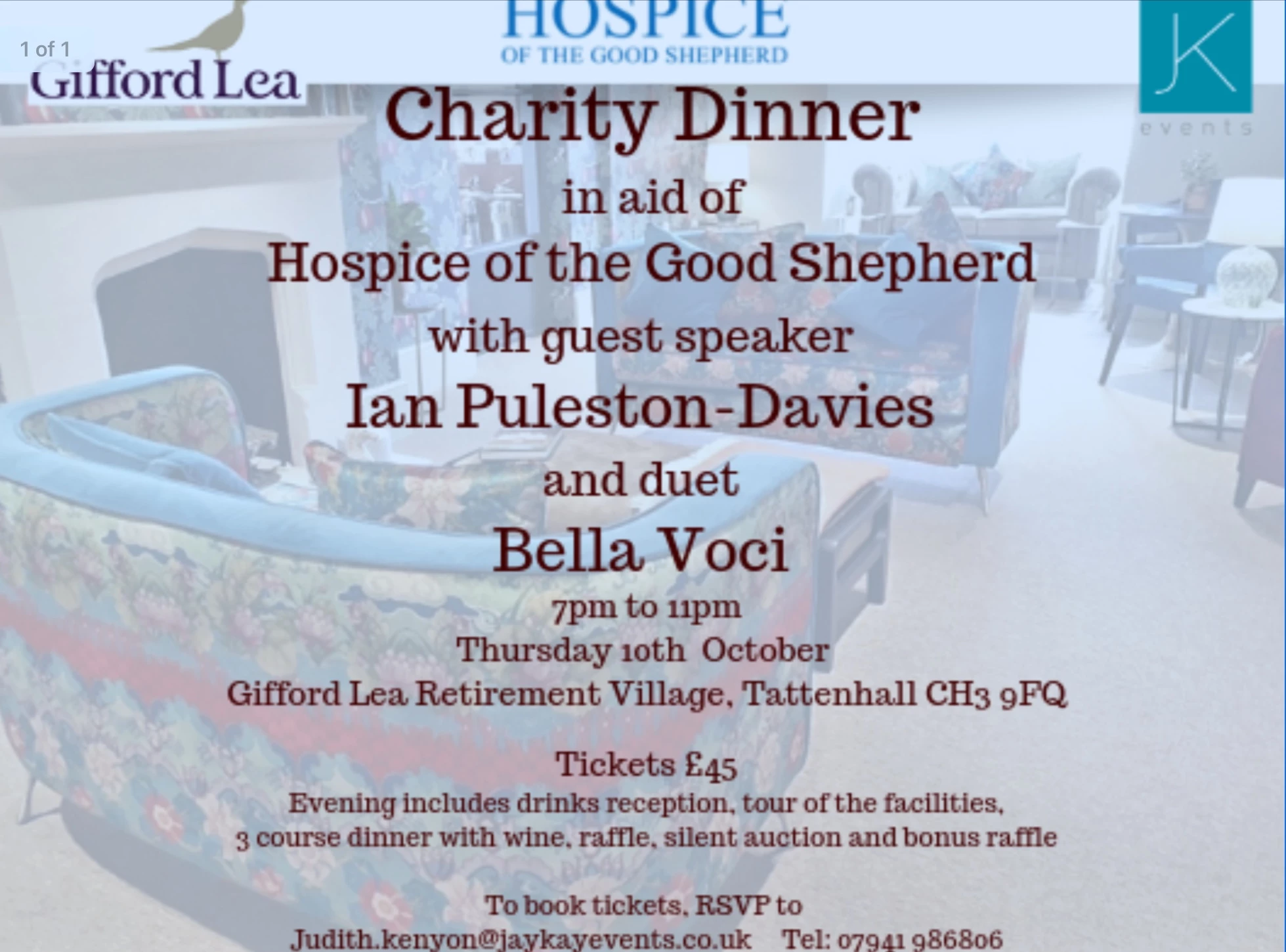 charity dinner