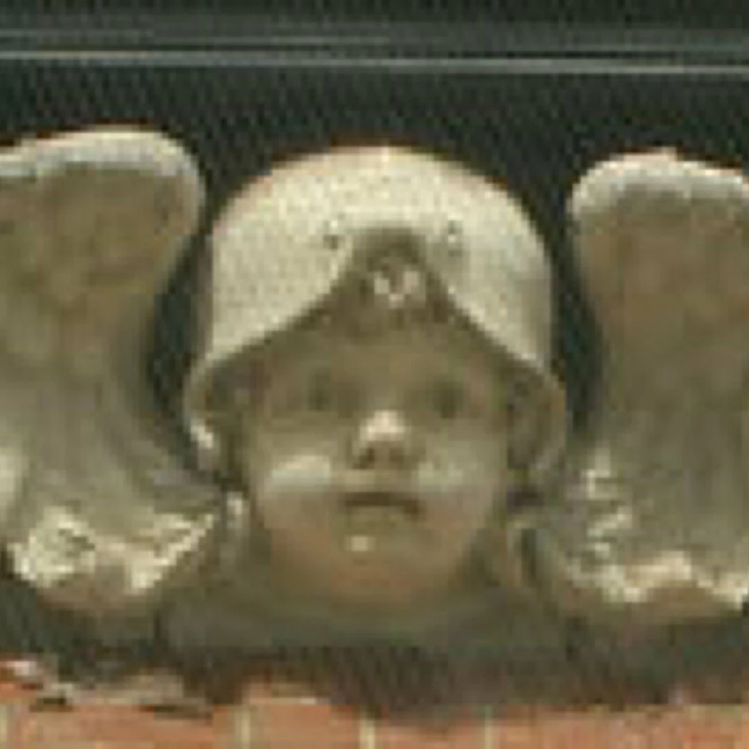 cherub on left hand side of ch