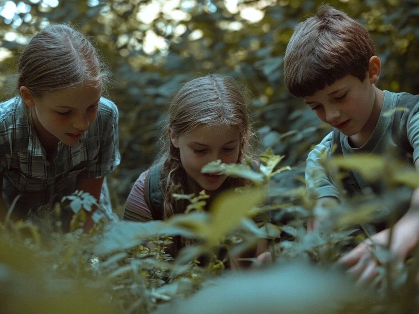 children learning