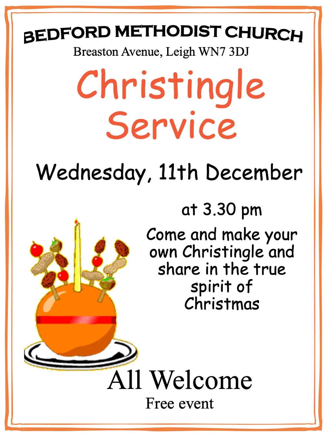 christingle at bedford