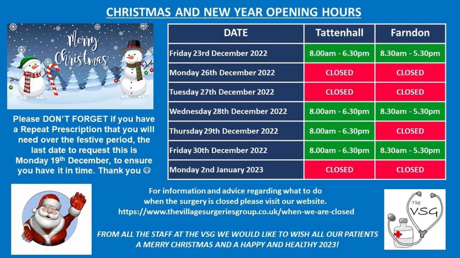 christmas at vsg