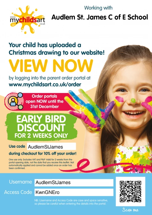 christmas card design   parent leaflet