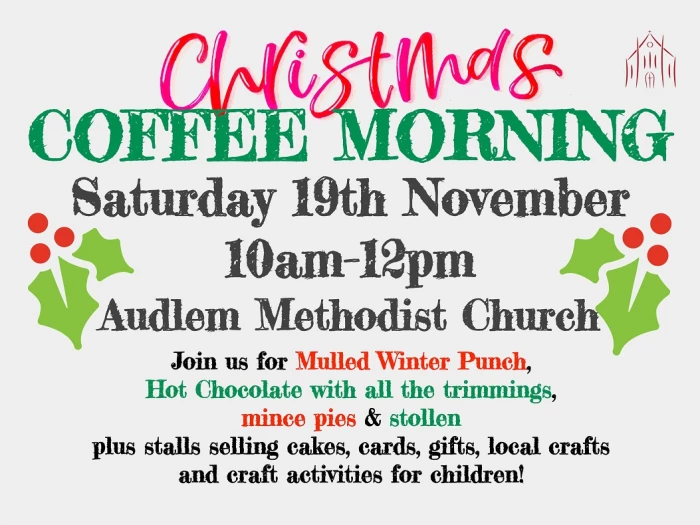 christmas coffee morning 2022 poster