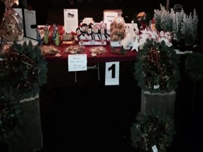 christmas market stall