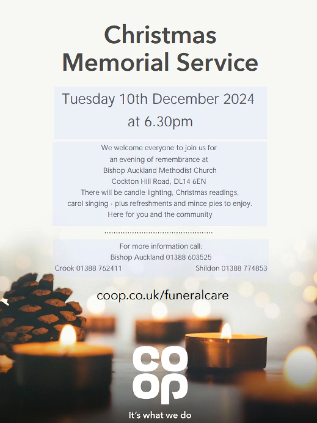 christmas memorial service
